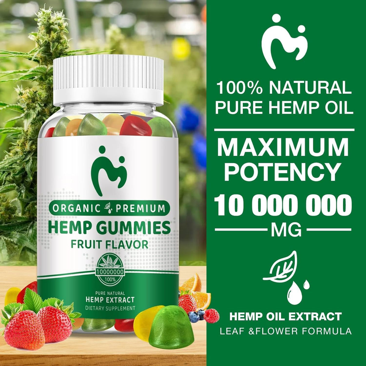 Hemp Gummies 80 Counts E8965
