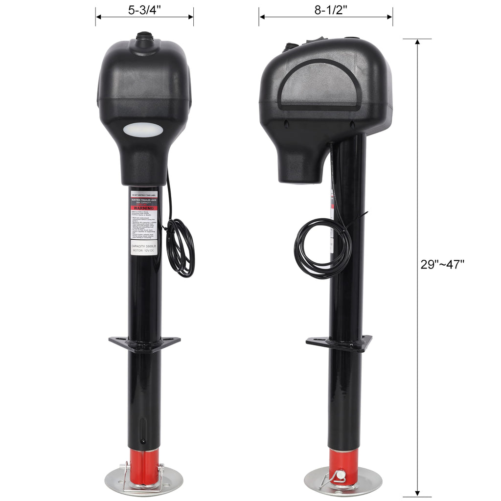 Electric Tongue Jack with 3500 Lbs Capacity P37366