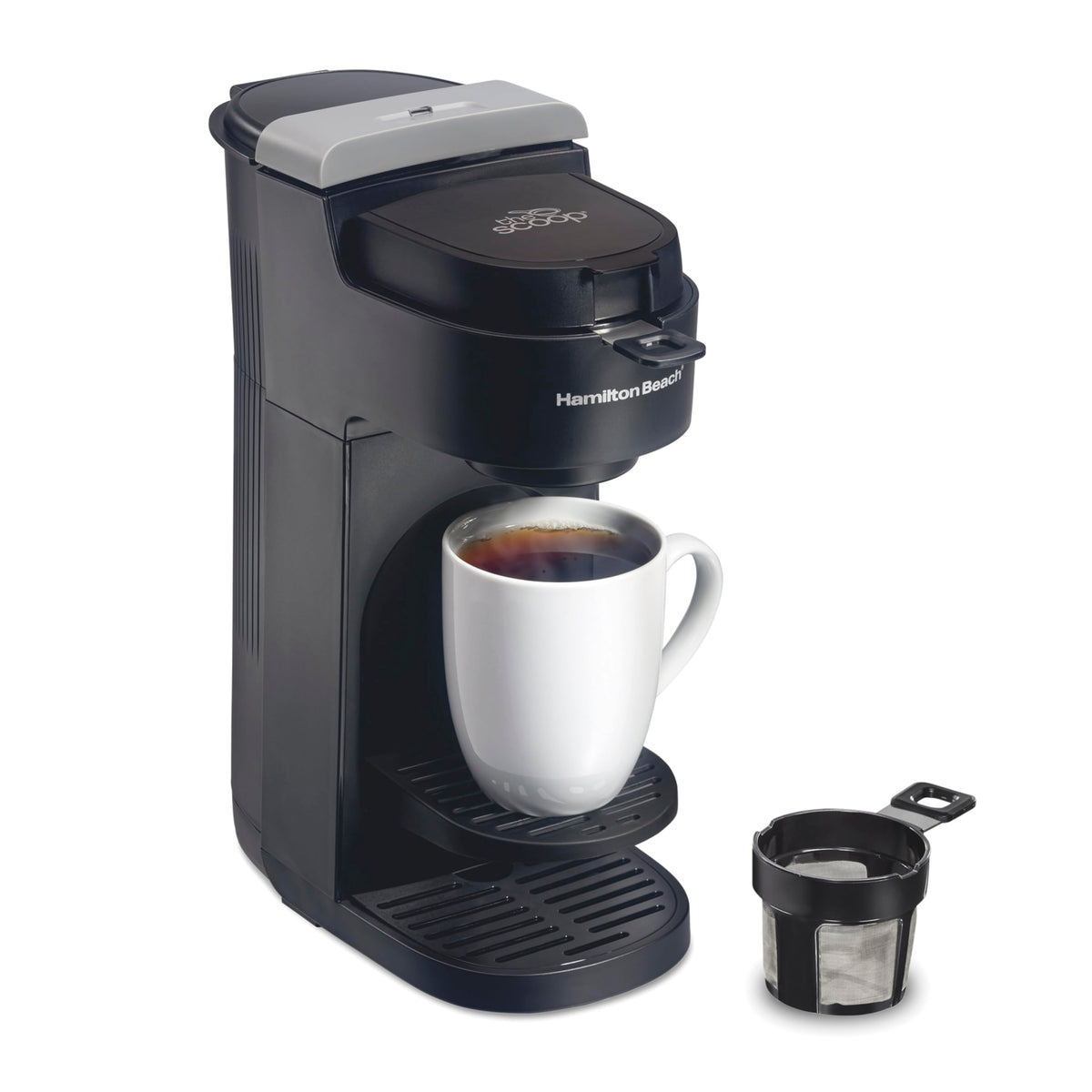 Single Serve Coffee Maker Black Y495
