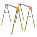 Adjustable Height Folding Steel Sawhorse 2 Pack Q72965