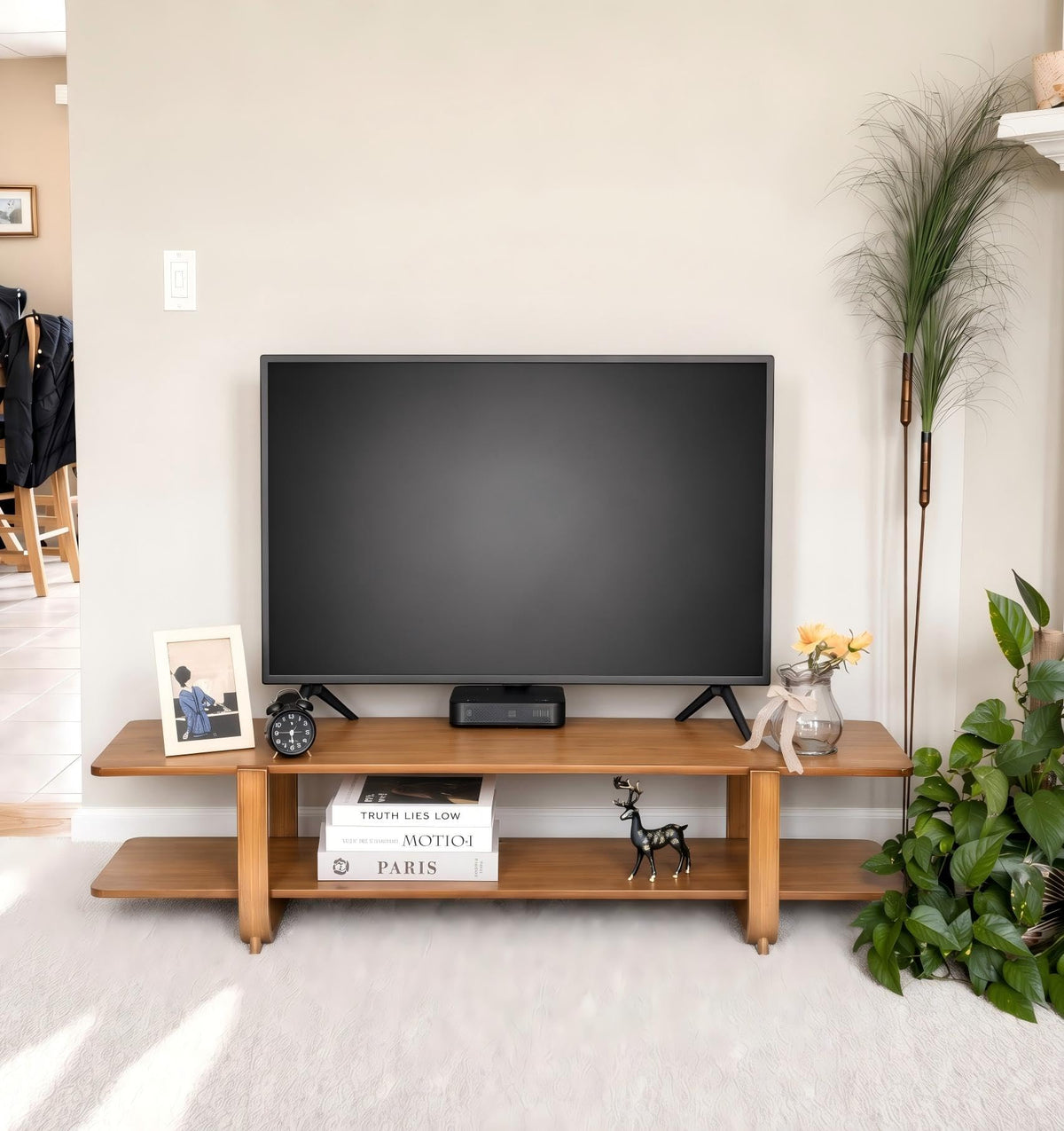 Bamboo TV Stand with Storage up to 65'' P69281