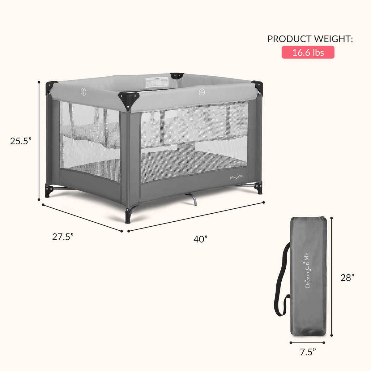 Portable Baby Playard with Bassinet K324665