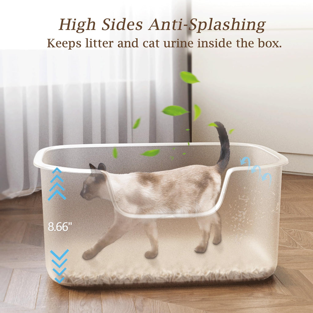 Large High Sides Cat Litter Box E871195