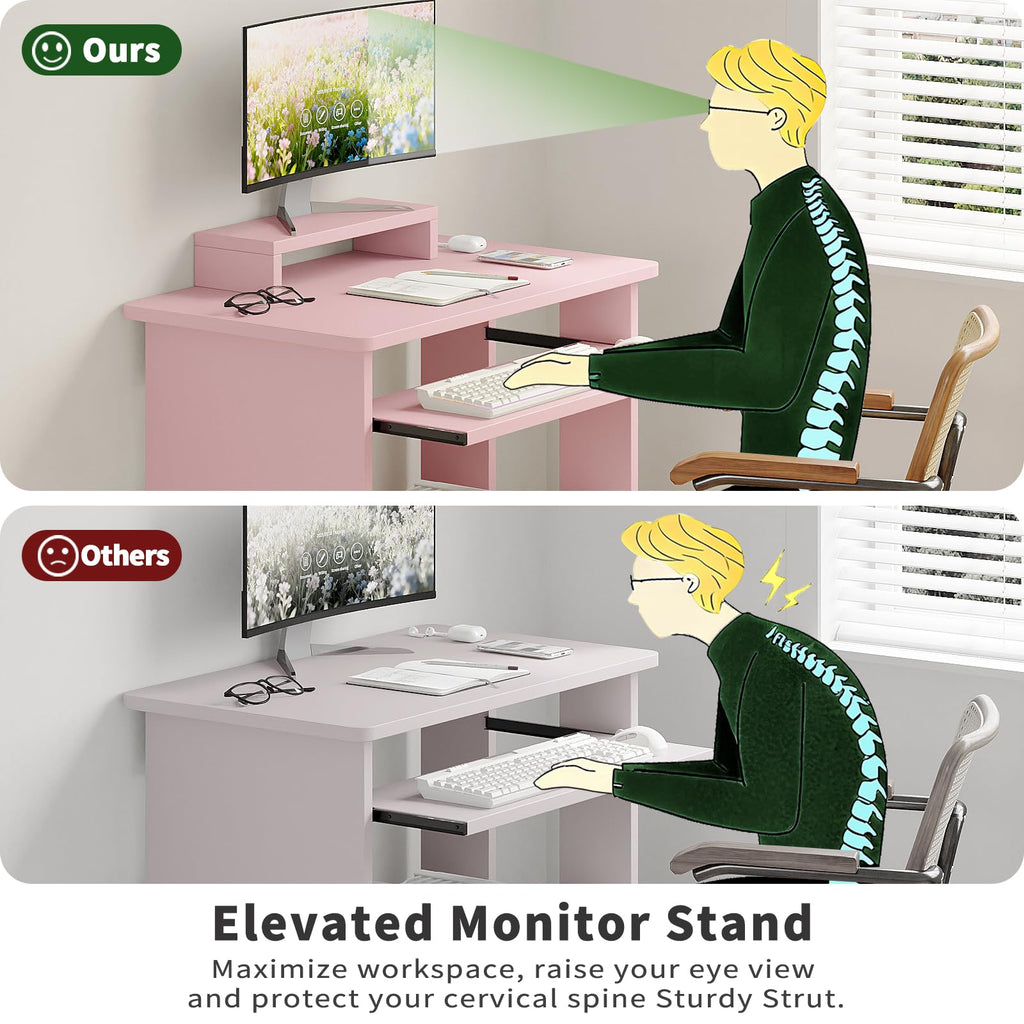 30 Inch Computer Desk with Keyboard Tray V13213