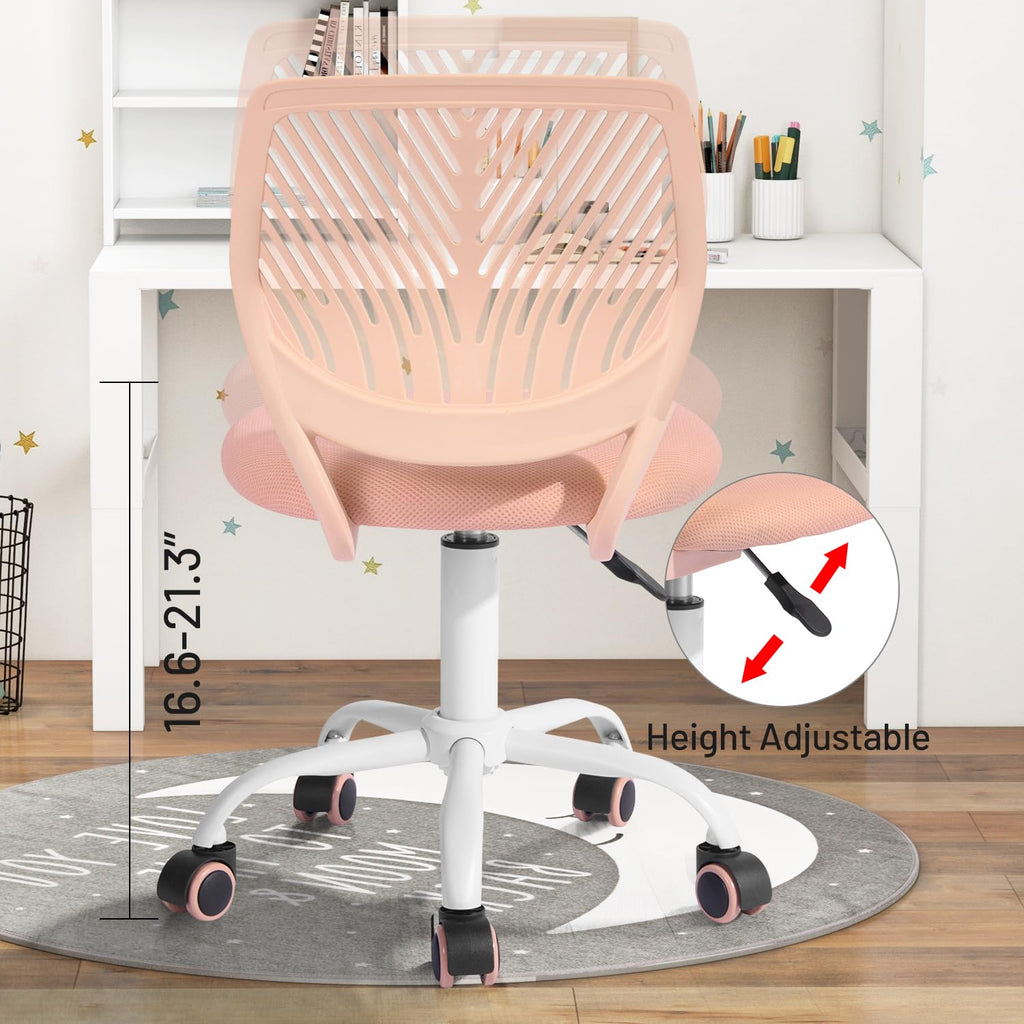 Armless Adjustable Swivel Mesh Task Chair U88367
