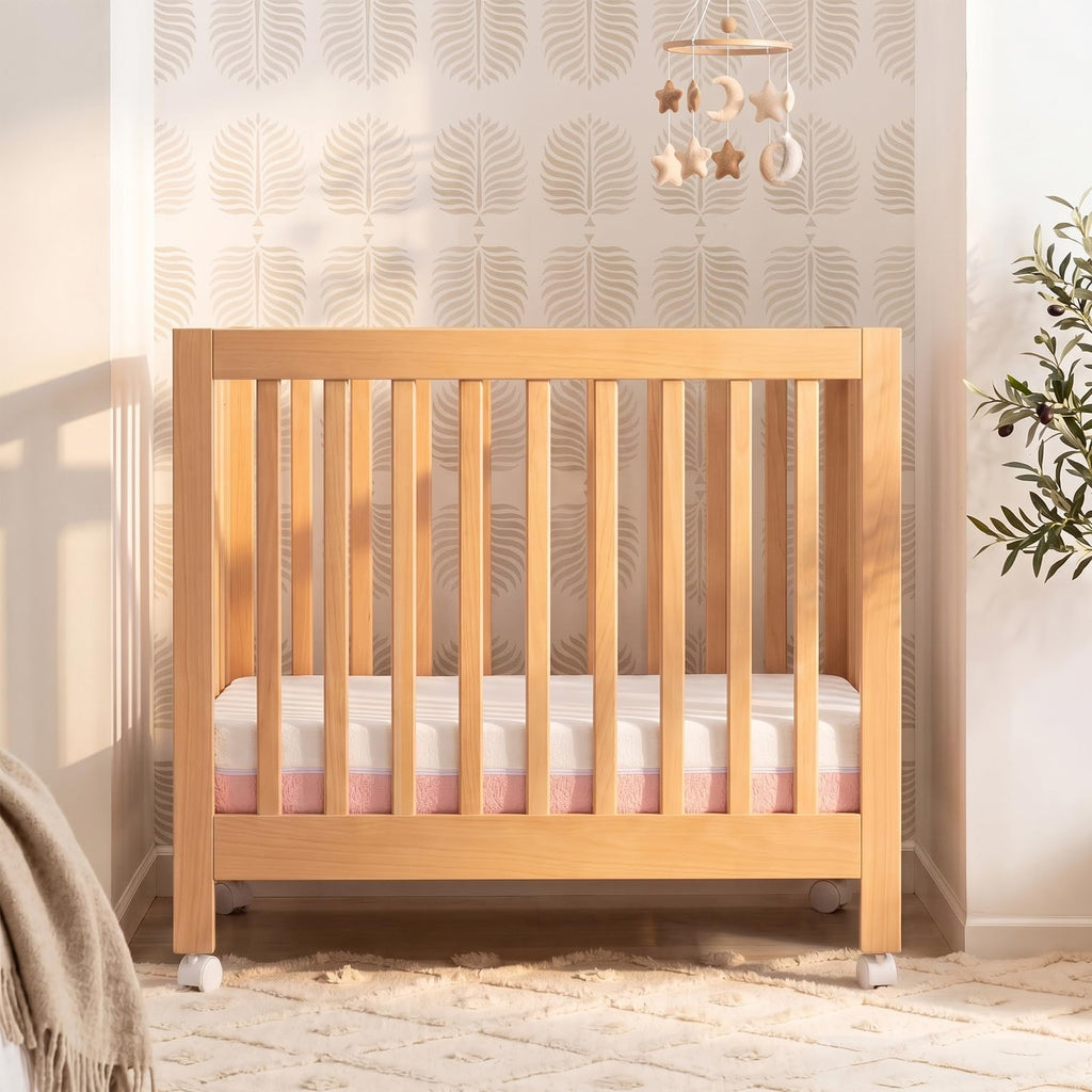 Mini Crib Mattress 2-Stage Firmness 38x24x4 Inch P94849