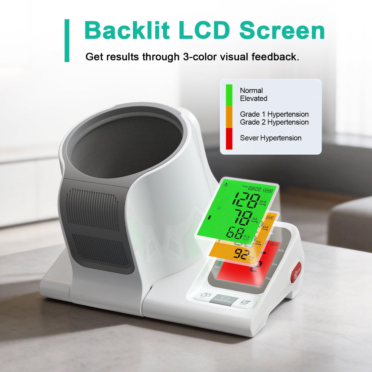 Upper Arm Blood Pressure Monitor XL Cuff Z388550