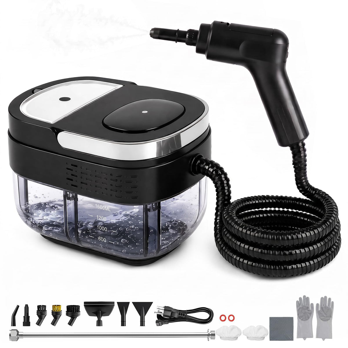 2500W Pressurized Steam Cleaner with 16 Accessories P8712