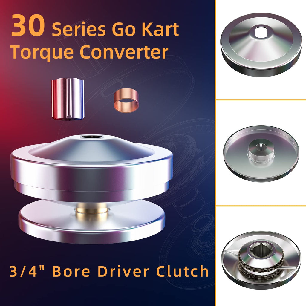 3/4 Bore 6.5 HP Torque Converter Kit V55871