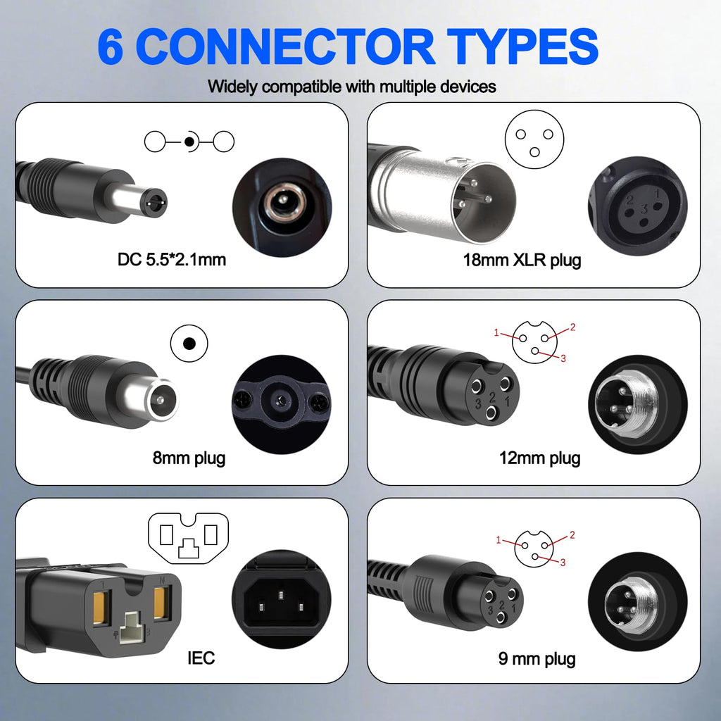 42V 2A Universal Scooter Charger V210