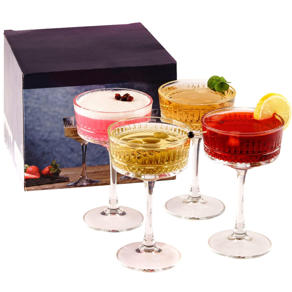 Coupe Glasses Set of 4 V29629
