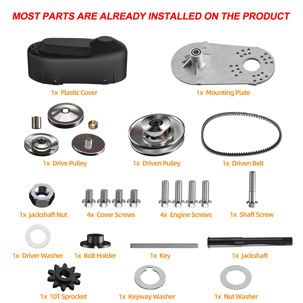 3/4 Bore 6.5 HP Torque Converter Kit V55871