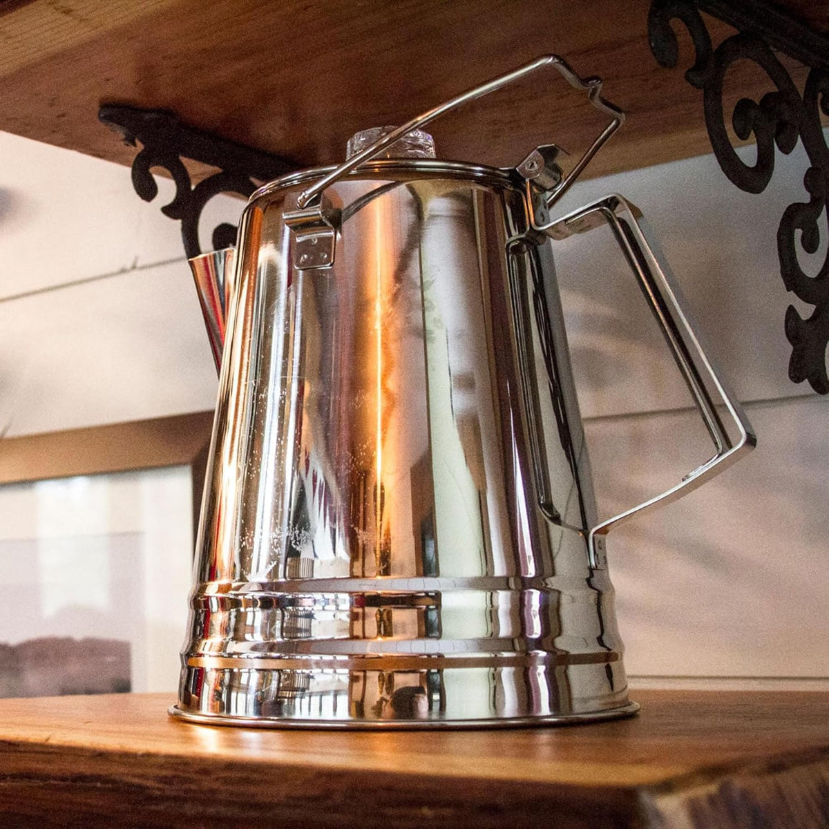 14 Cup Stainless Steel Percolator Coffee Pot B485