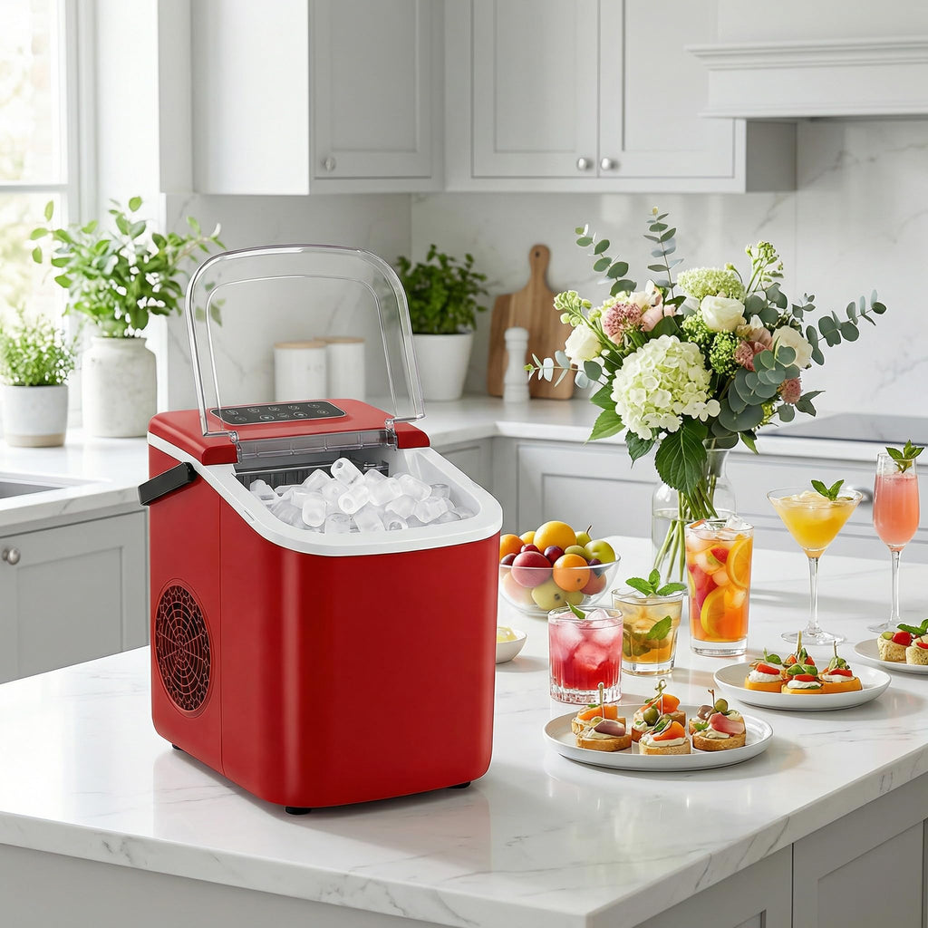 Portable Countertop Ice Maker with Self-Cleaning, 26lbs/24H X246456