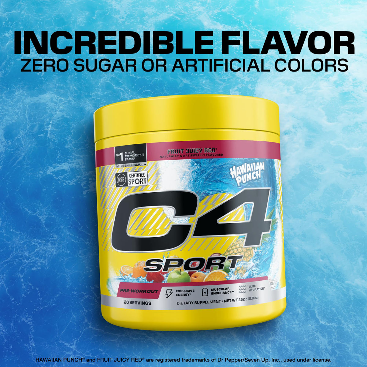 Pre Workout with 200mg Caffeine, 20 Servings R868