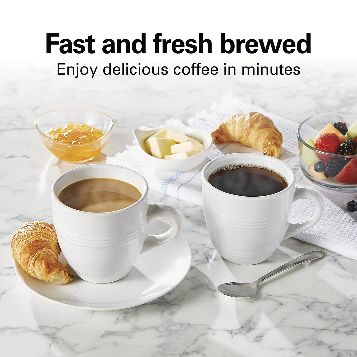Single Serve Coffee Maker Black Y495