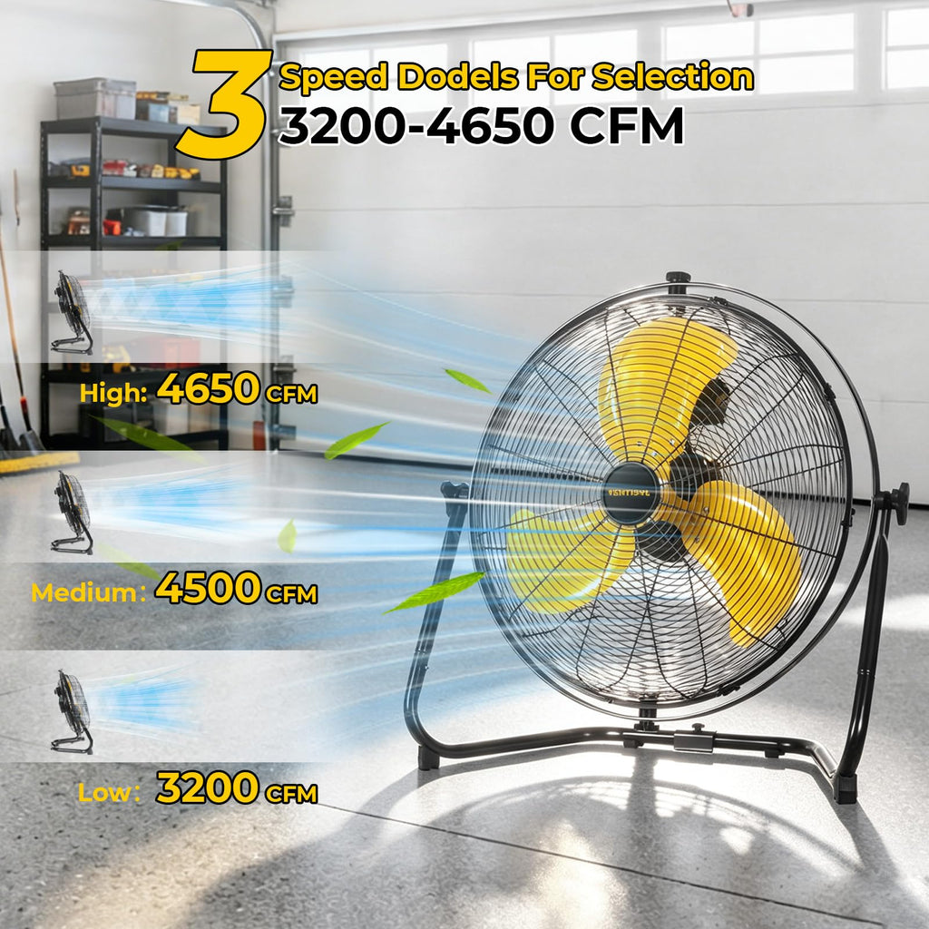 20 Inch 2-in-1 Floor Wall Mounted Fan K8064