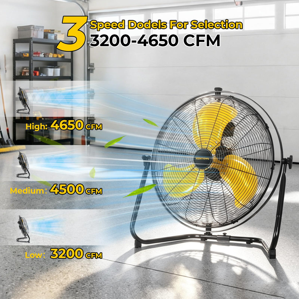 20 Inch 2-in-1 Floor Wall Mounted Fan K8064