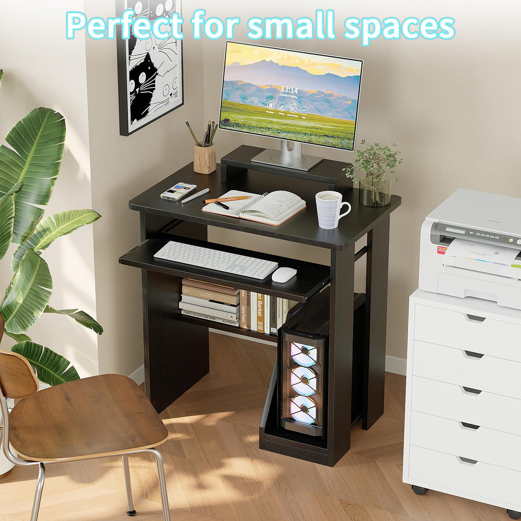 30 Inch Computer Desk with Keyboard Tray V13213