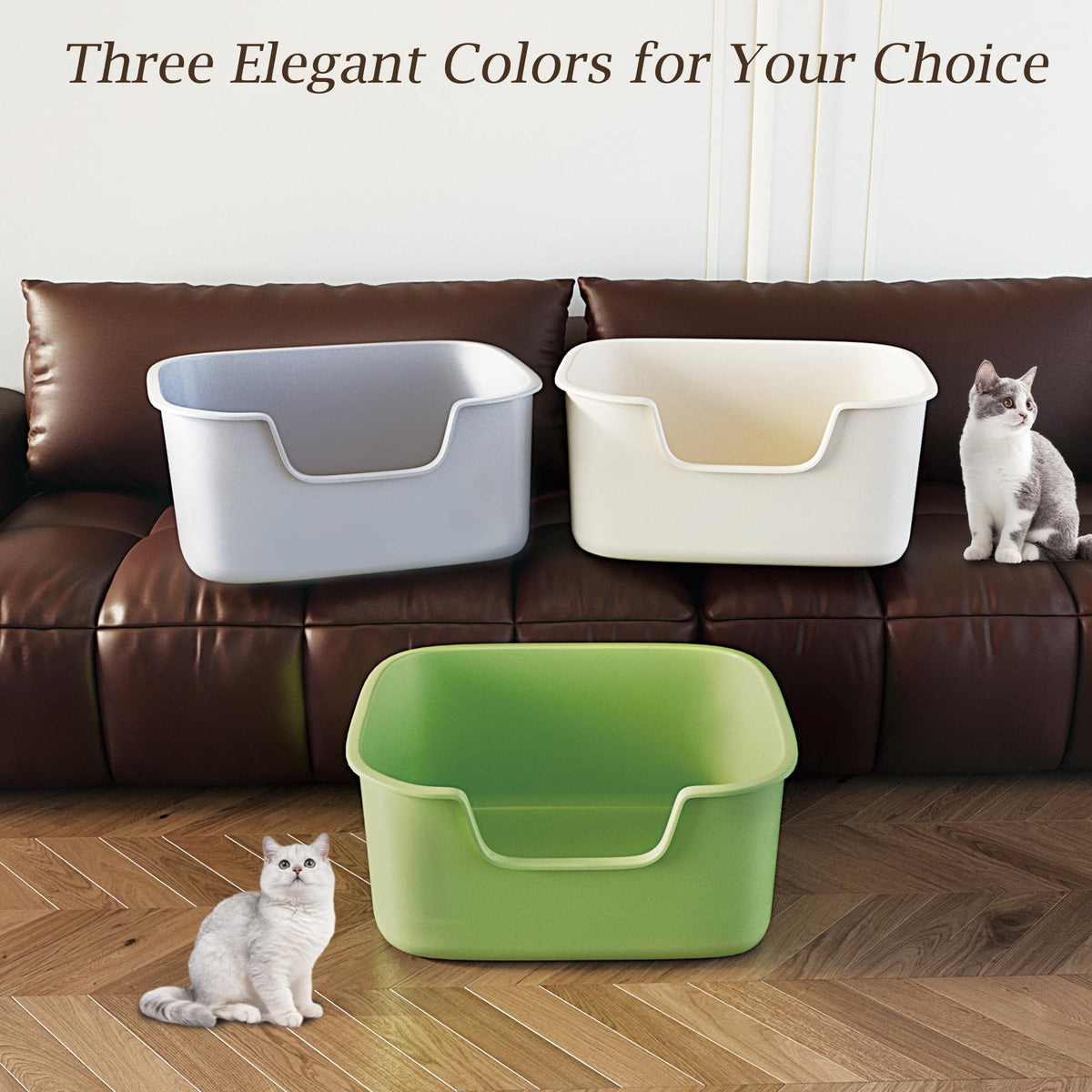 Large High Sides Cat Litter Box E871195