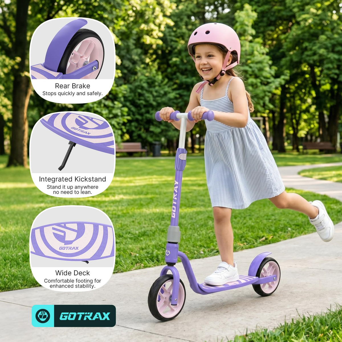 Kids Kick Scooter 8" Wheels A2482