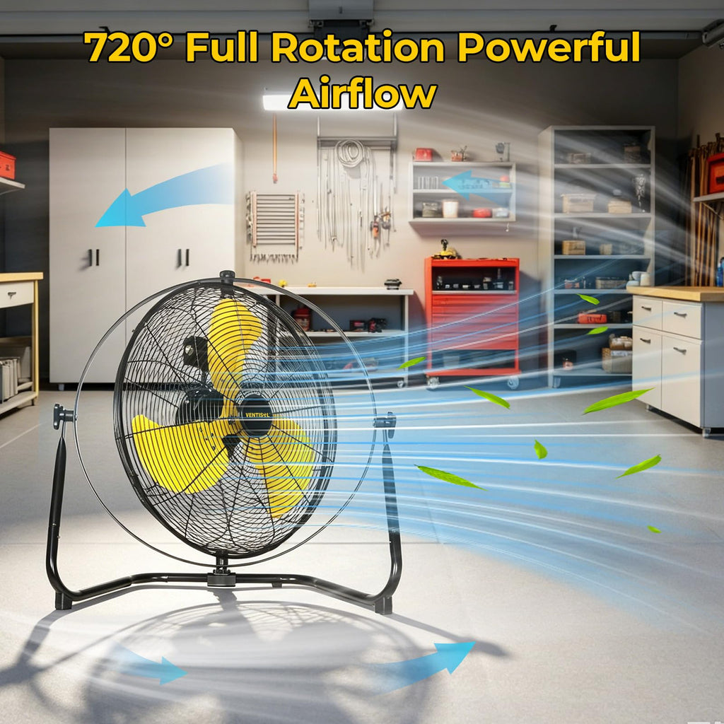 20 Inch 2-in-1 Floor Wall Mounted Fan K8064