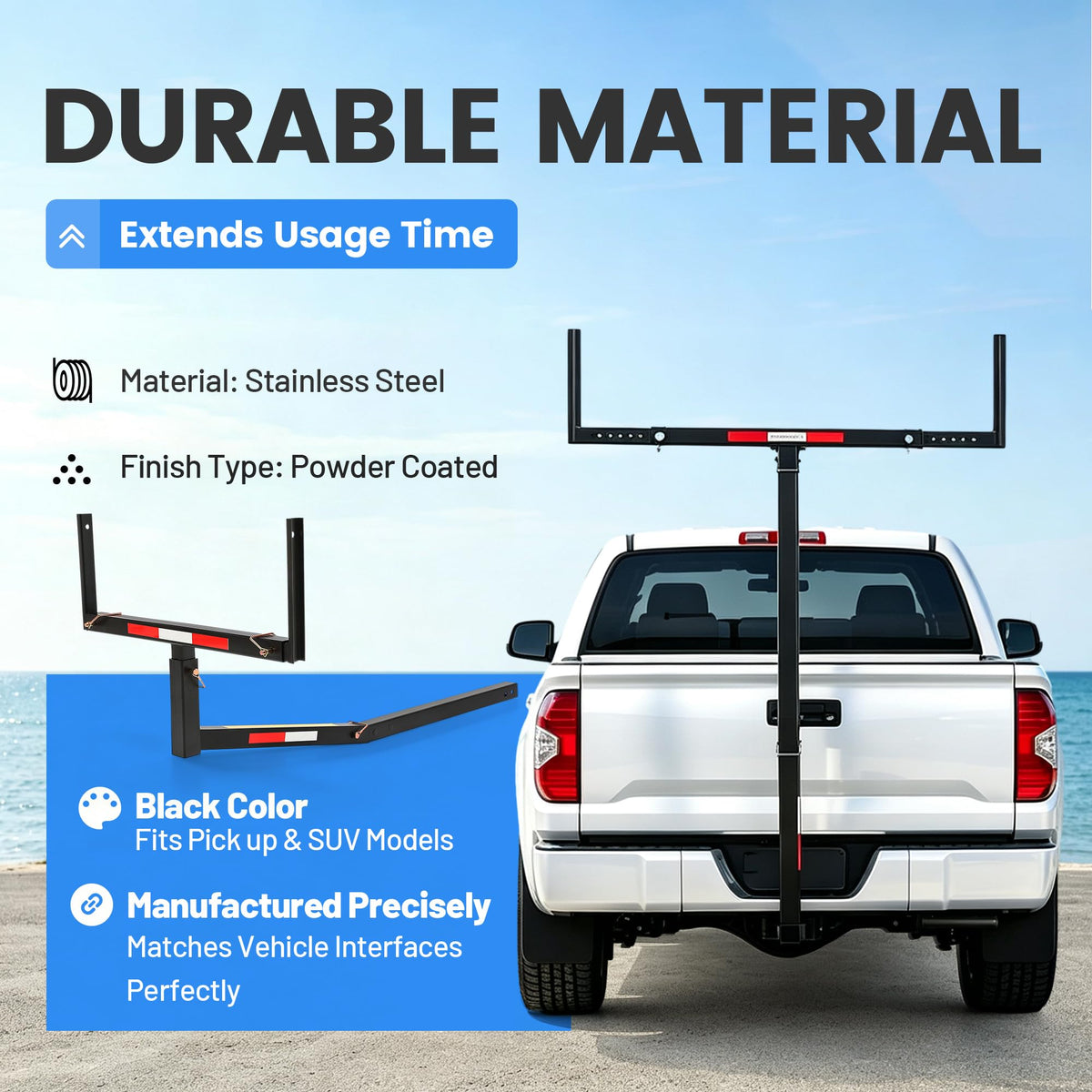Truck Bed Extender Hitch Mount Extension Rack M711