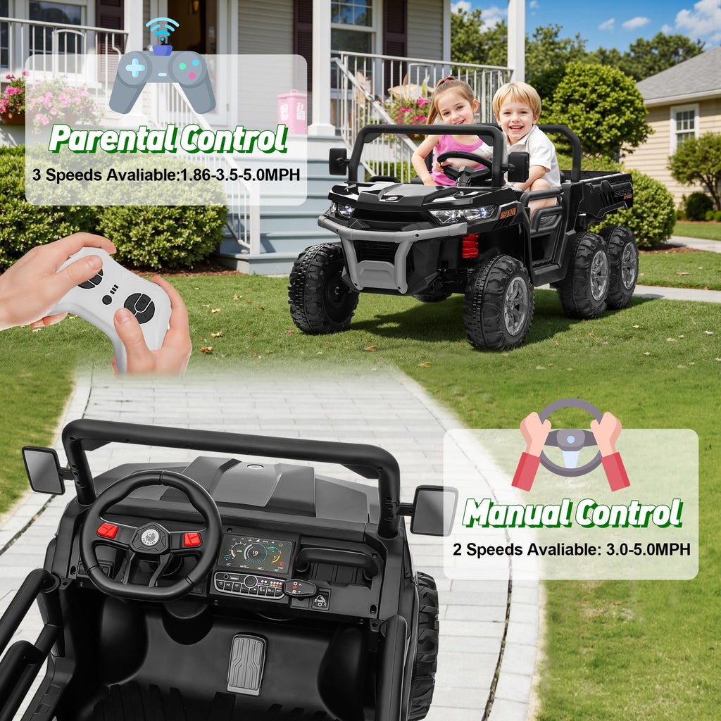 24V 2 Seater Ride on Dump Truck with Remote Control Q5500