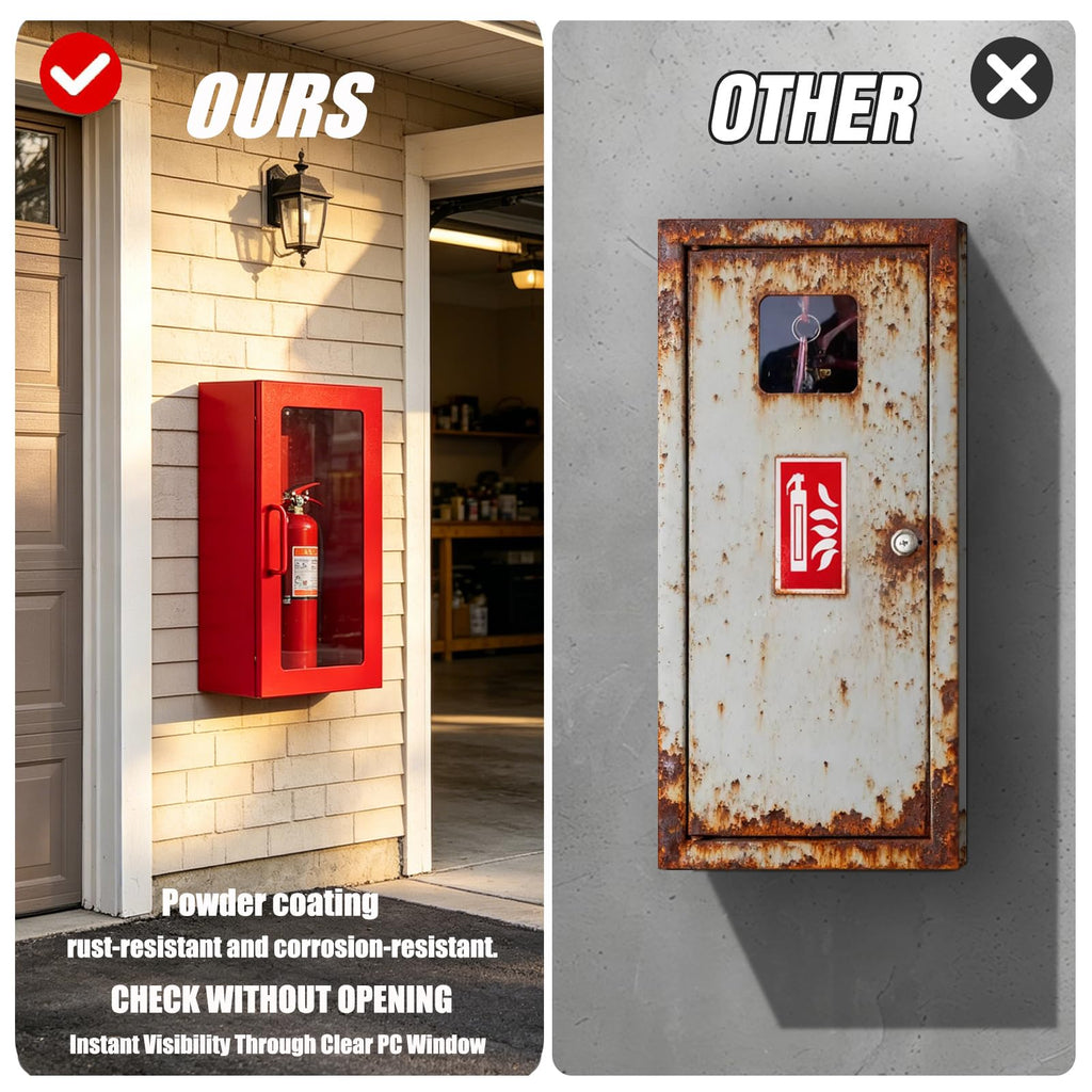 5lb Steel Fire Extinguisher Cabinet Q8866