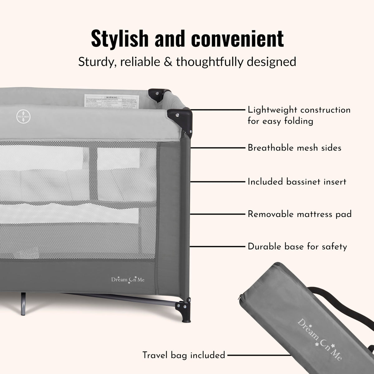 Portable Baby Playard with Bassinet K324665