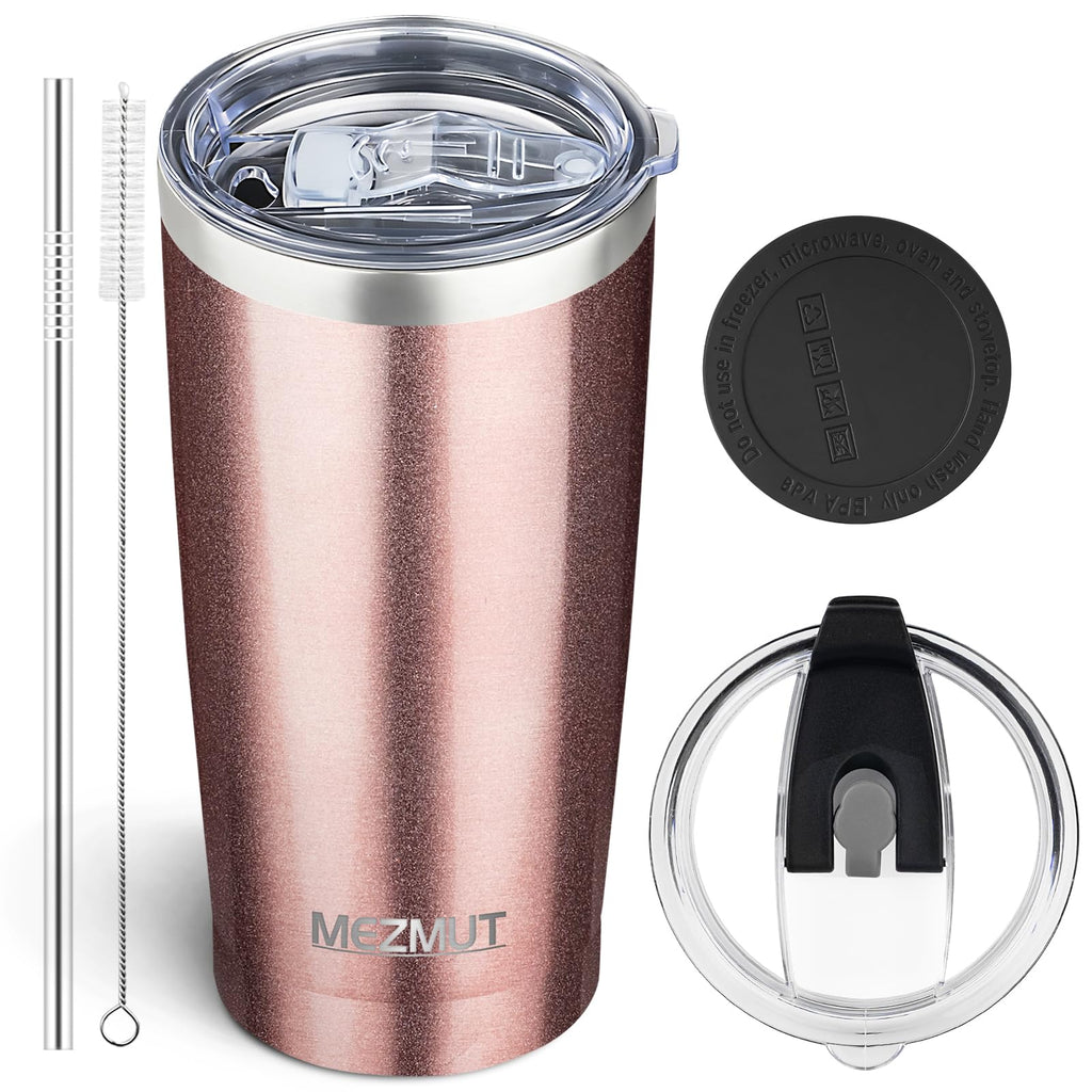 20oz Insulated Tumbler with Lid Straw W6158