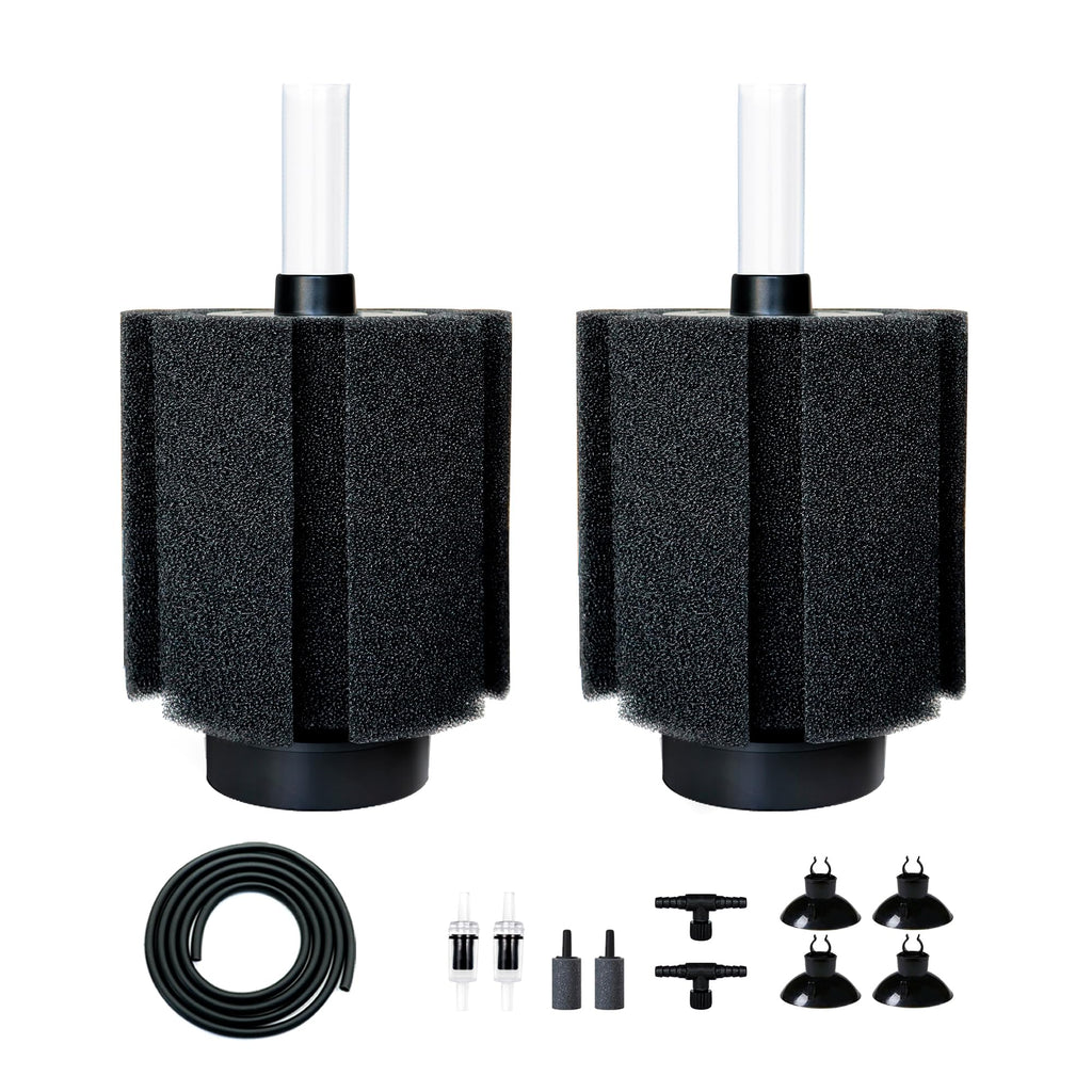 2 Pack 60-70 Gal Aquarium Sponge Filter F887