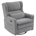 Oversized Swivel Rocker Recliner with Adjustable Headrest A721