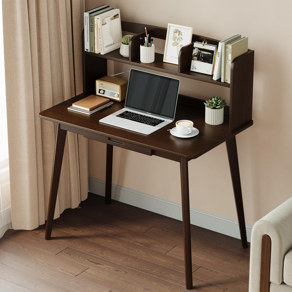 Small Writing Desk with Hutch V32953