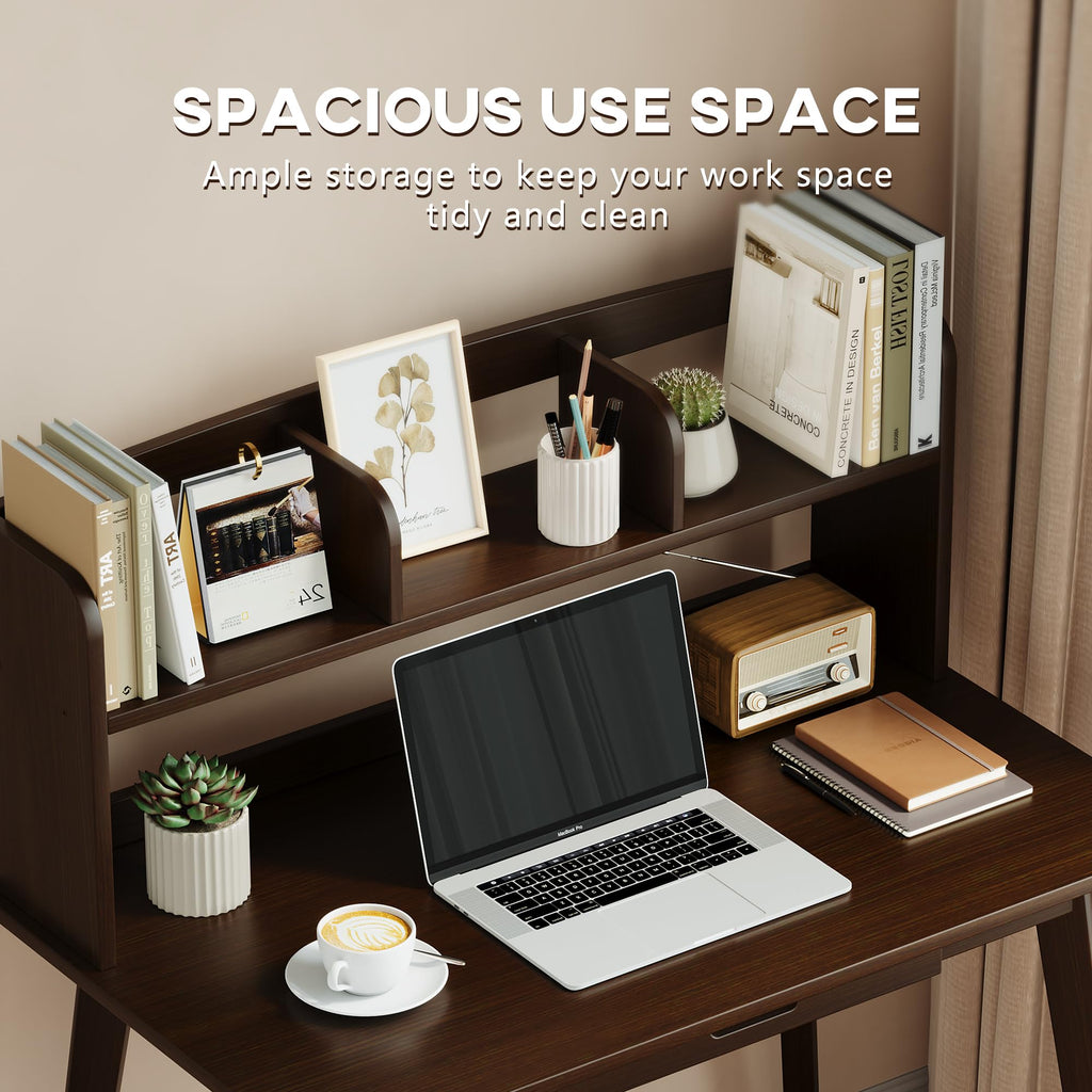 Small Writing Desk with Hutch V32953