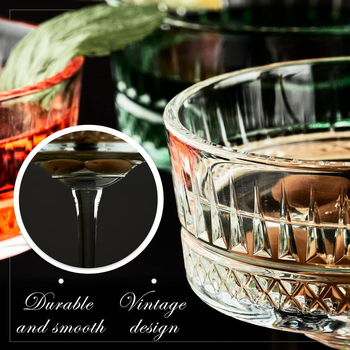 Coupe Glasses Set of 4 V29629