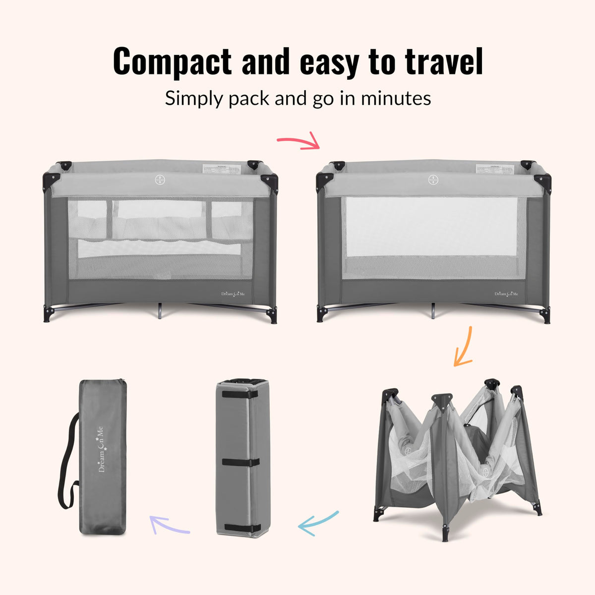Portable Baby Playard with Bassinet K324665