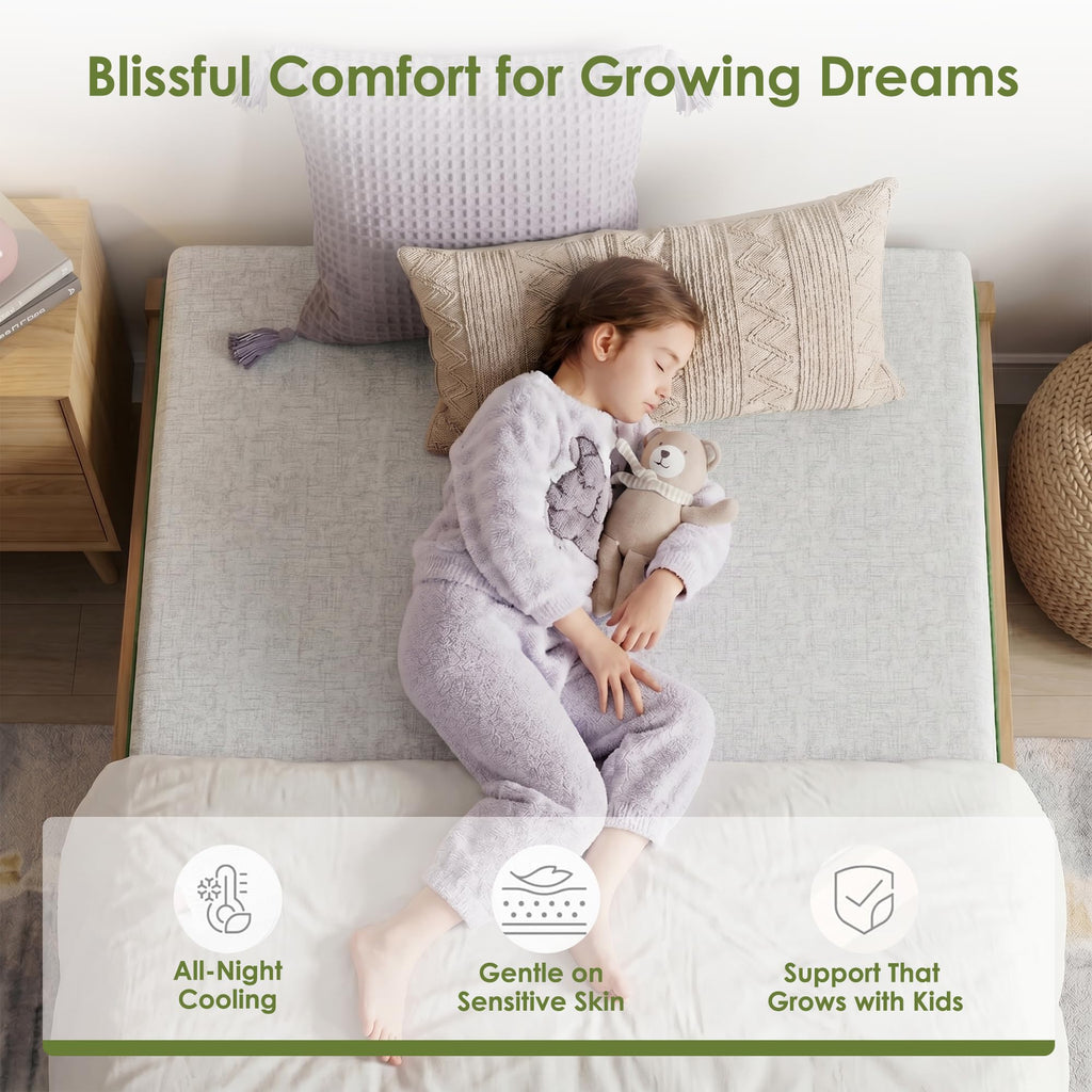 6 Inch Twin Size Cooling Gel Memory Foam Mattress N3293