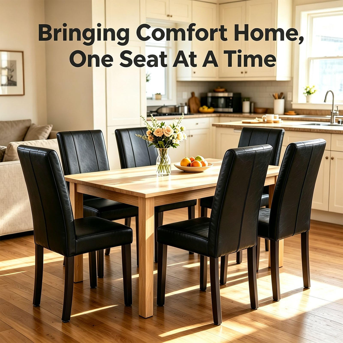 Upholstered Dining Chairs Set of 6 Q317