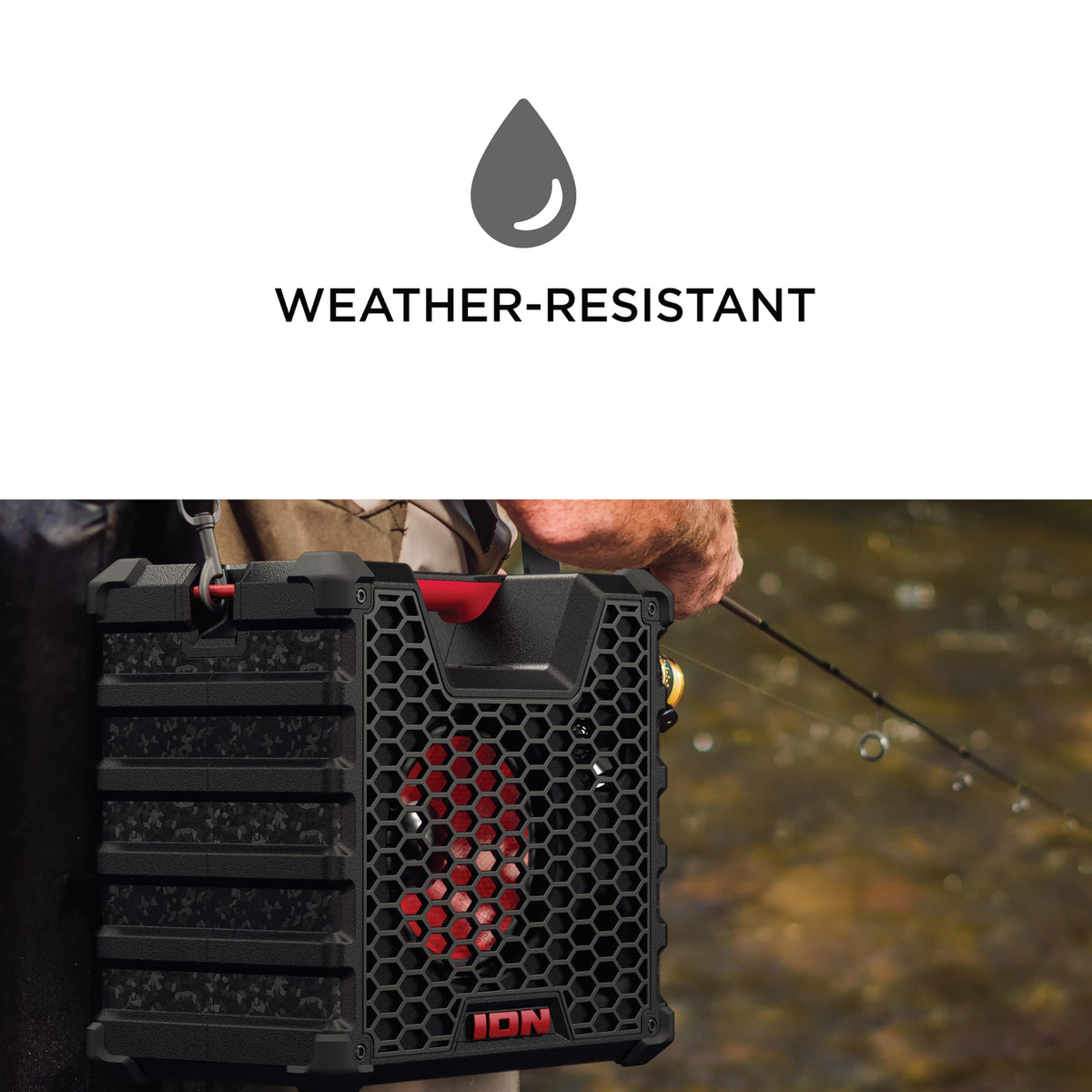 Rugged Portable All-Weather Wireless Bluetooth Speaker Y62126