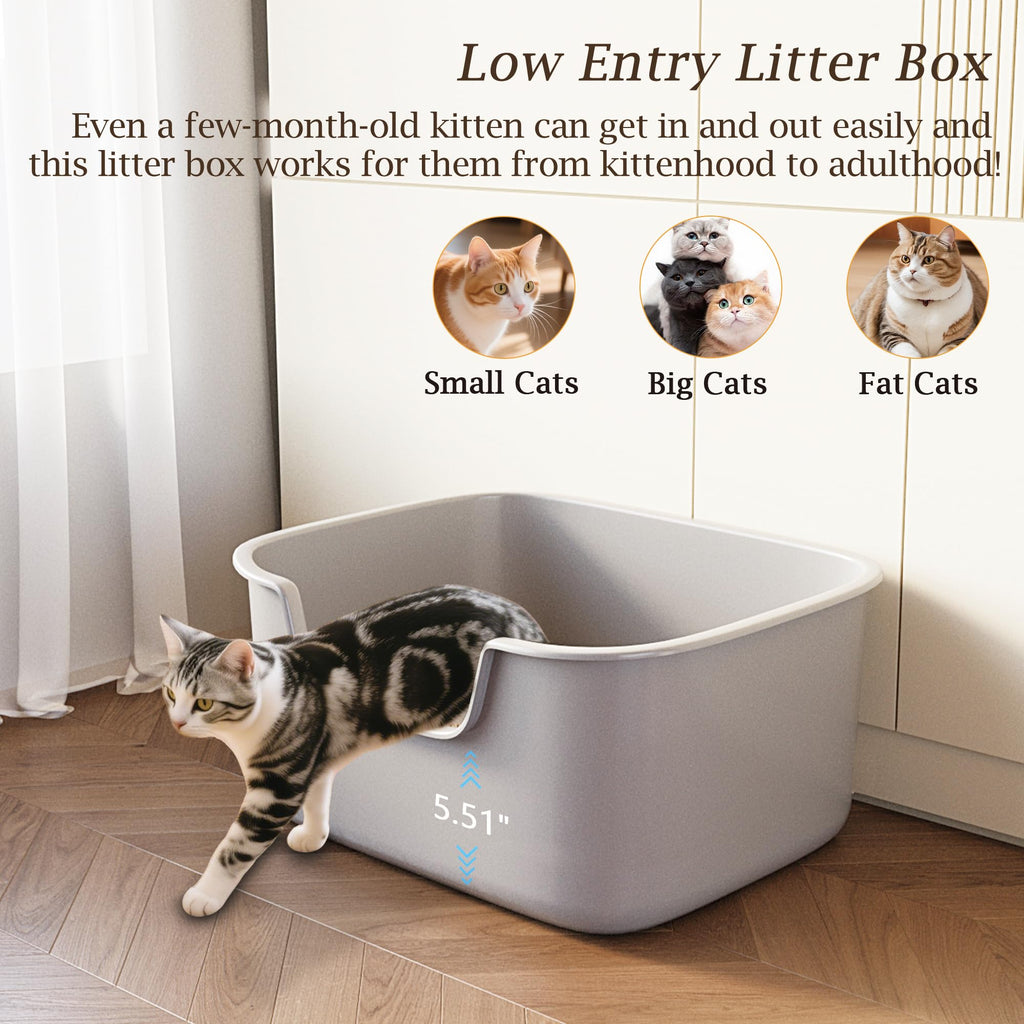 Large High Sides Cat Litter Box E871195