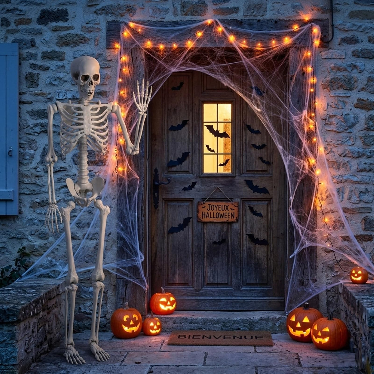 5.4FT Posable Life Size Skeleton with Movable Joints T72562