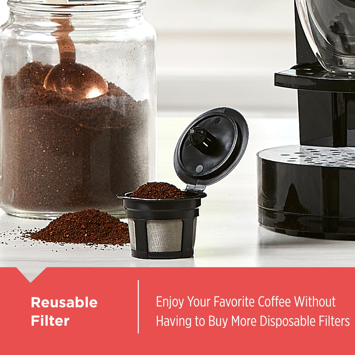Single Serve K-Cup Brewer with 50oz Water Reservoir E540