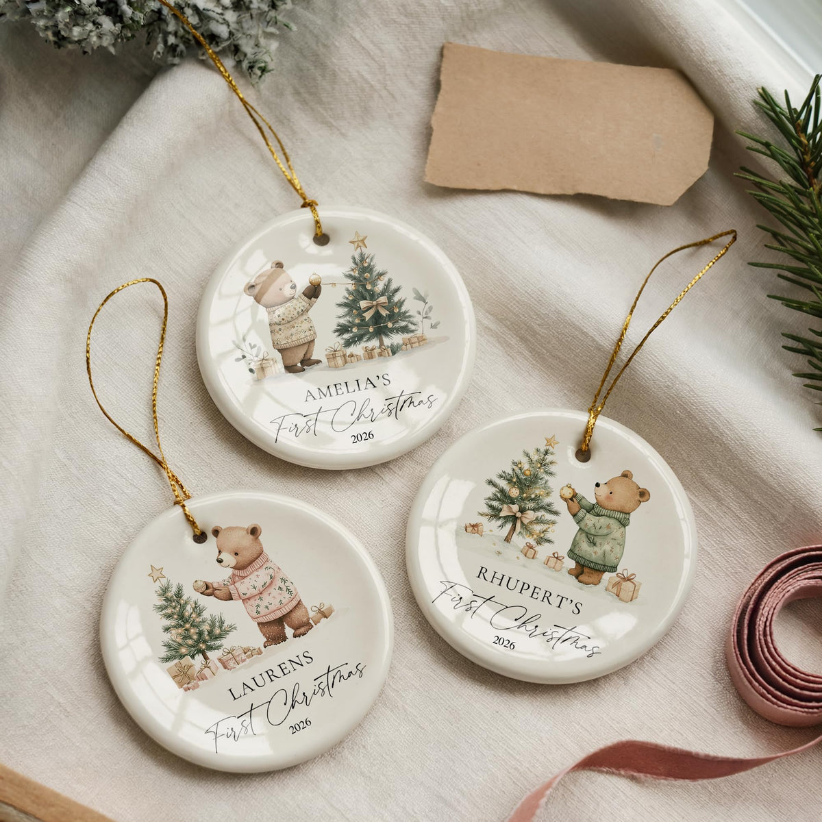 Baby's First Christmas Ornament 2026 I7523