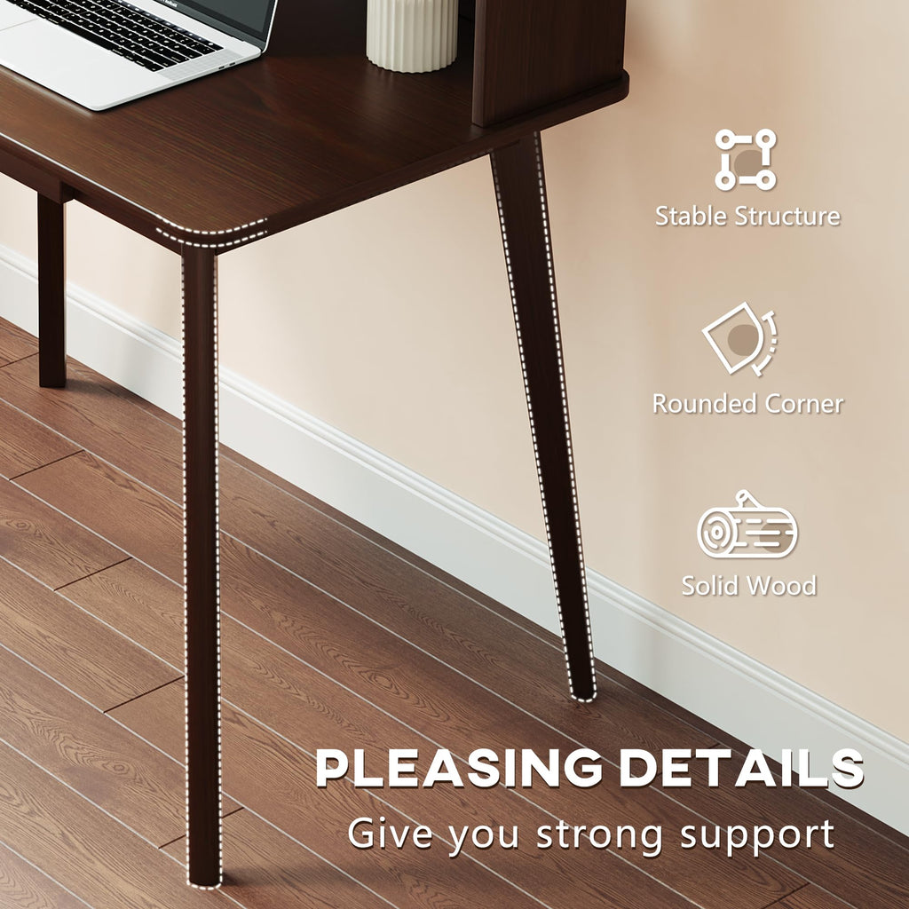Small Writing Desk with Hutch V32953