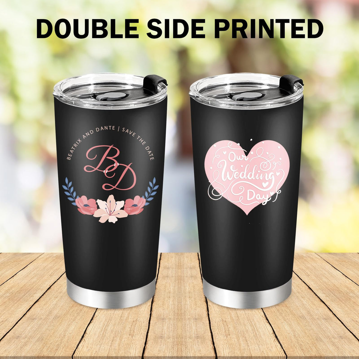 Stainless Steel Tumblers 20 oz Set of 6 O810