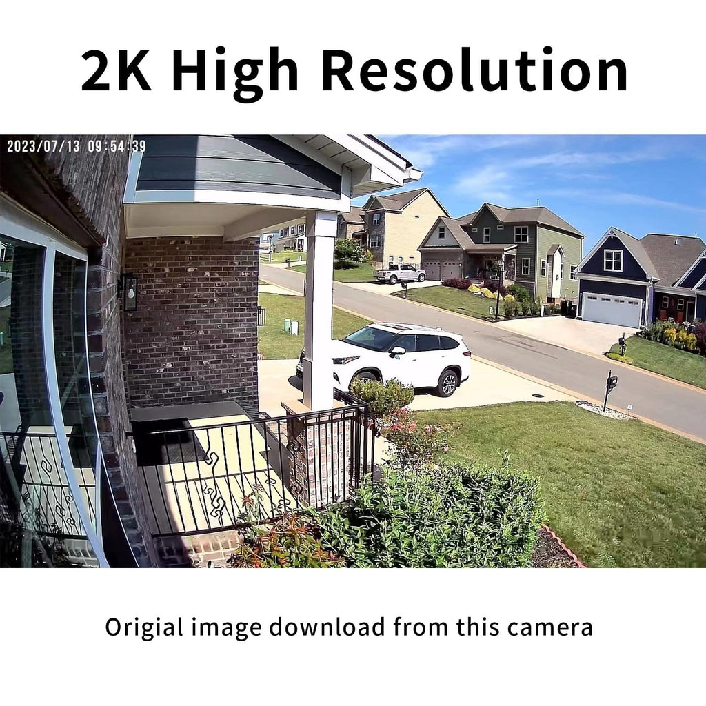 Wireless Solar Security Camera 360 PTZ Dual Lens 10x Zoom 2K L5588