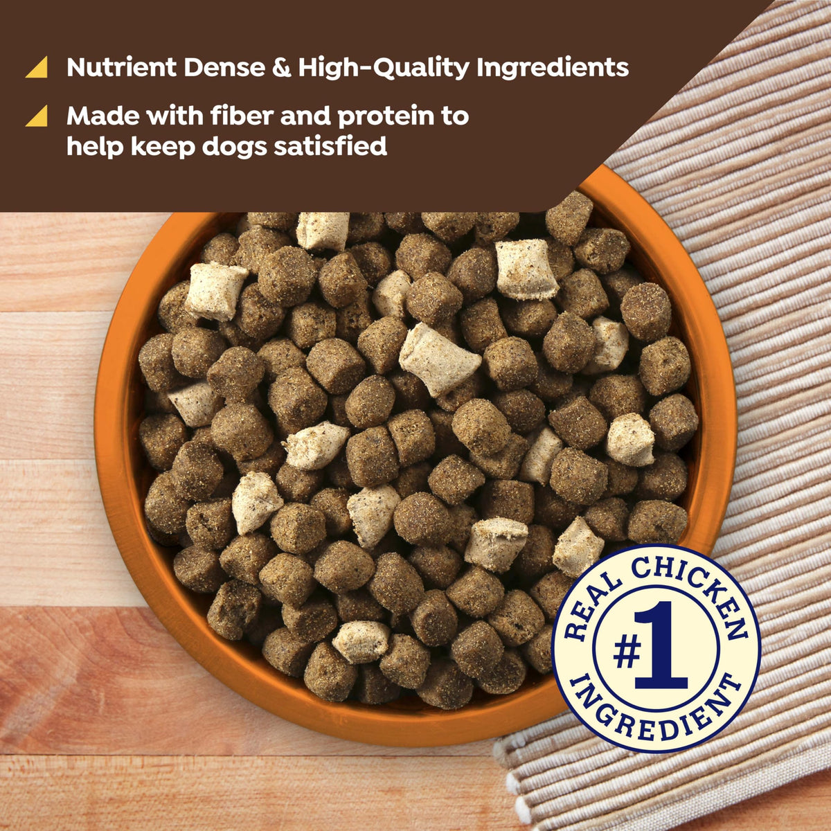 Freeze Dried Dry Dog Food 10.5 lb Bag Y16535